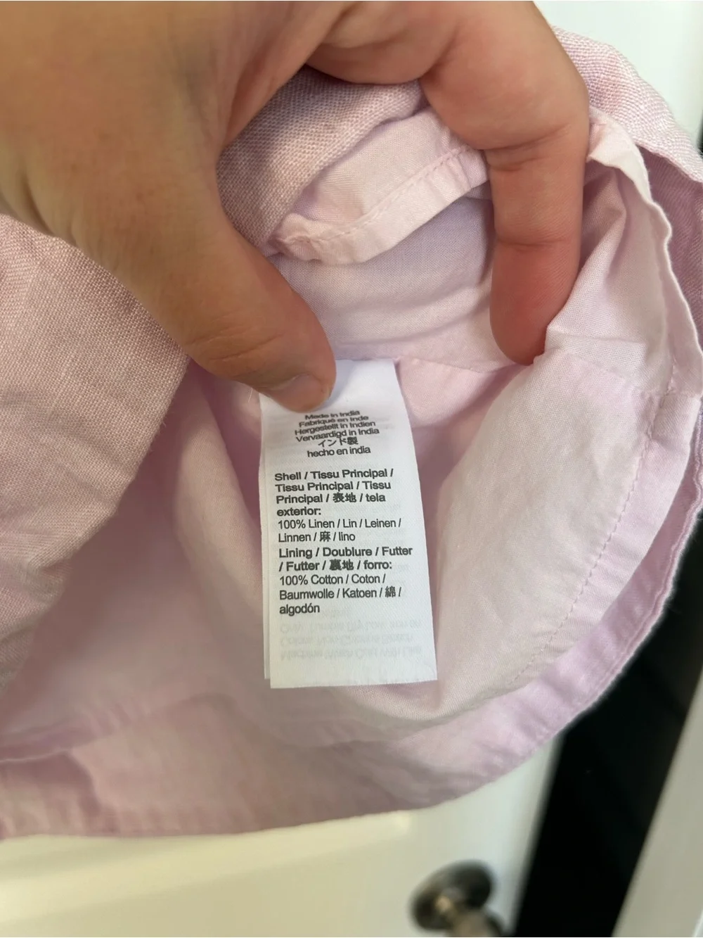 J.Crew Pink Sleeveless Linen Dress